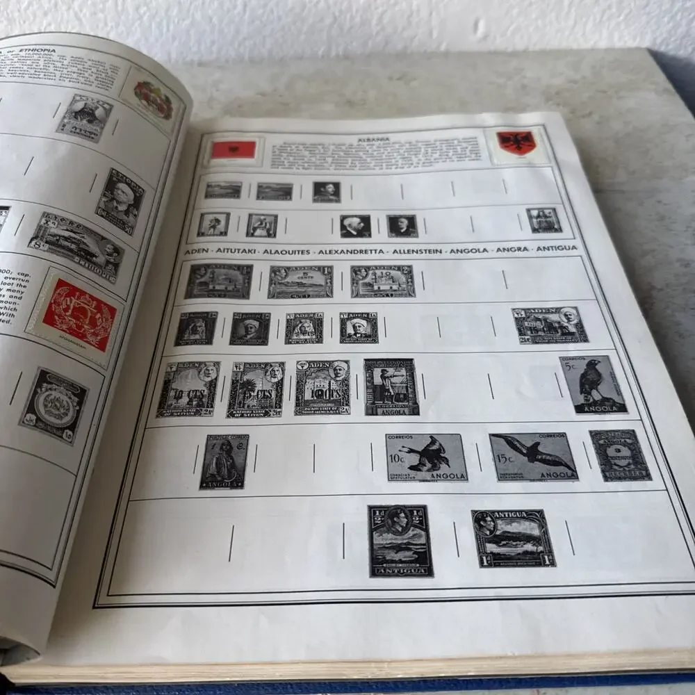 1953 H. E. Harris Stamp Ambassador World Stamp Album